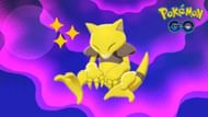 Shiny Abra in Pokemon GO (Image via Niantic)